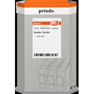 compatibile con Brother TZe-261  Prindo Basic Nastro Nero su bianco