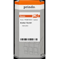 compatibile con Brother TZe-641  Prindo Basic Nastro Nero su giallo