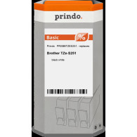 compatibile con Brother TZe-S251  Prindo Basic Nastro Nero su bianco