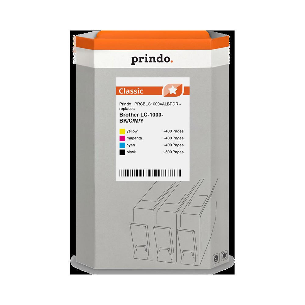 Prindo Classic Multipack nero / ciano / magenta / giallo