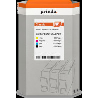 compatibile con Brother LC-121  Prindo Classic Multipack nero / ciano / magenta / giallo