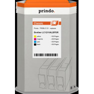 compatibile con Brother LC-121  Prindo Classic Multipack nero / ciano / magenta / giallo