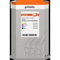 compatibile con Brother LC-121  Prindo Classic Multipack nero / ciano / magenta / giallo