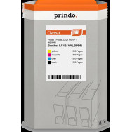 compatibile con Brother LC-121  Prindo Classic Multipack nero / ciano / magenta / giallo