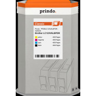 compatibile con Brother LC-123  Prindo Classic Multipack nero / ciano / magenta / giallo