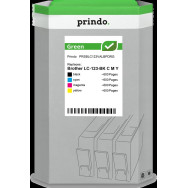 compatibile con Brother LC-123  Prindo Green Multipack nero / ciano / magenta / giallo