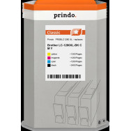 compatibile con Brother LC-1280XL  Prindo Classic XL Multipack nero / ciano / magenta / giallo