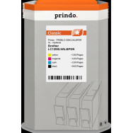compatibile con Brother LC-129XL+LC-125XL  Prindo Classic XL Multipack nero / ciano / magenta / giallo