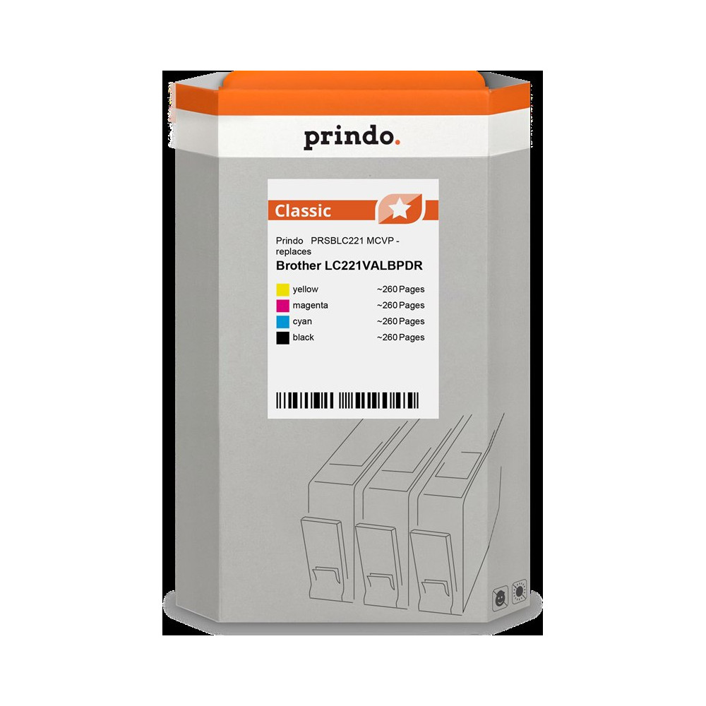 Prindo Classic Multipack nero / ciano / magenta / giallo