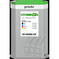 compatibile con Brother LC-223  Prindo Green Multipack nero / ciano / magenta / giallo