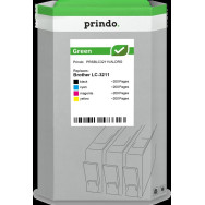 compatibile con Brother LC-3211  Prindo Green Multipack nero / ciano / magenta / giallo