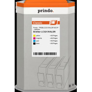 compatibile con Brother LC-3213  Prindo Classic XL Multipack nero / ciano / magenta / giallo
