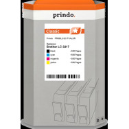 compatibile con Brother LC-3217  Prindo Classic Multipack nero / ciano / magenta / giallo