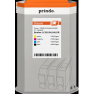 compatibile con Brother LC-3219XL  Prindo Classic XL Multipack nero / ciano / magenta / giallo