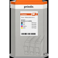 compatibile con Brother LC-422XL  Prindo Classic XL Multipack nero / ciano / magenta / giallo