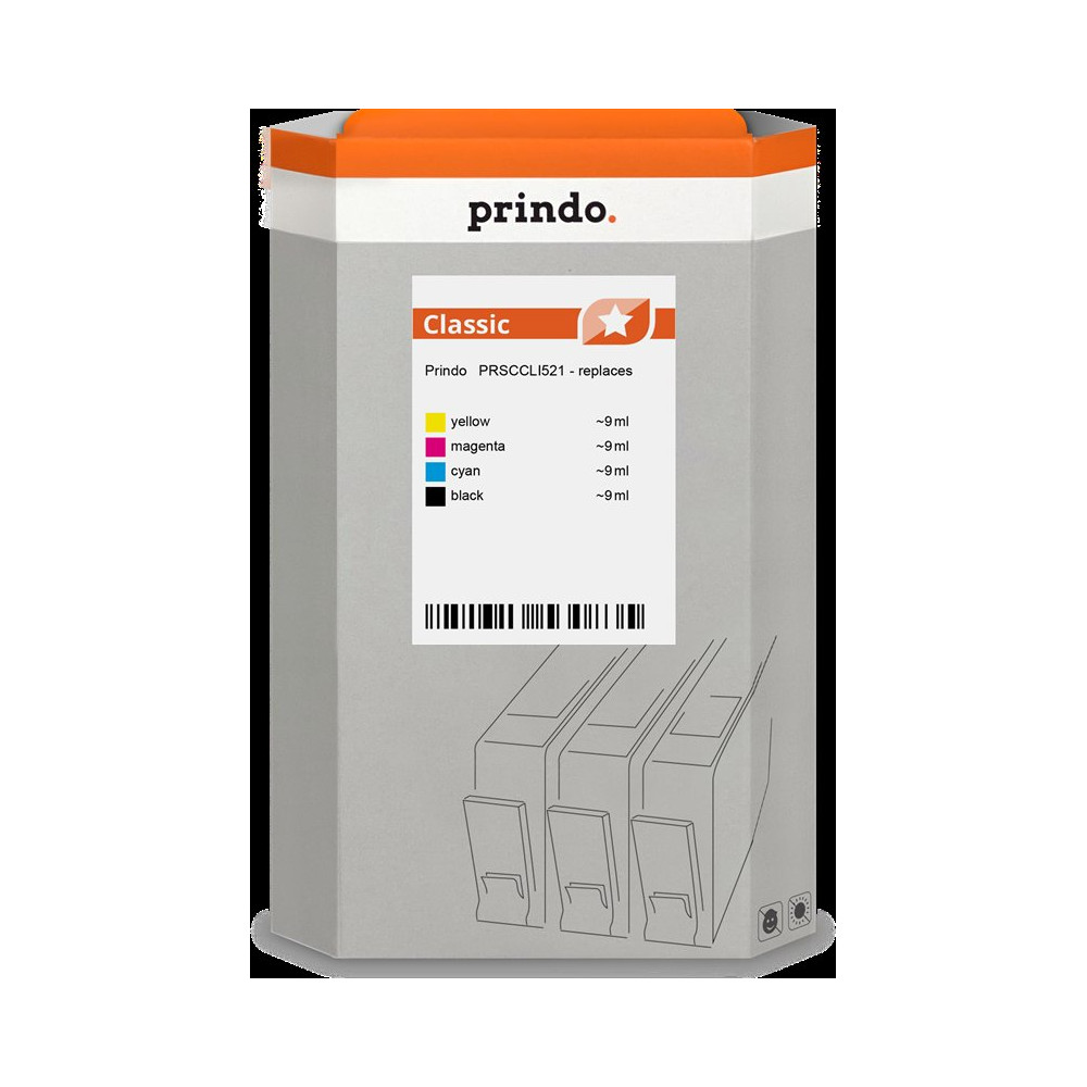 Prindo Classic Multipack nero / ciano / magenta / giallo