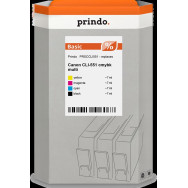 compatibile con Canon CLI-551  Prindo Basic Multipack nero / ciano / magenta / giallo