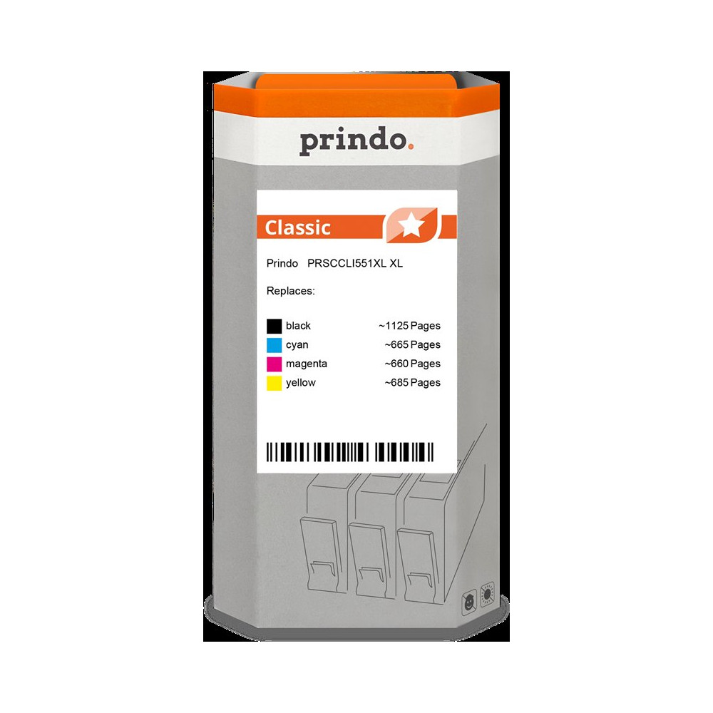 Prindo Classic XL Multipack nero / ciano / magenta / giallo