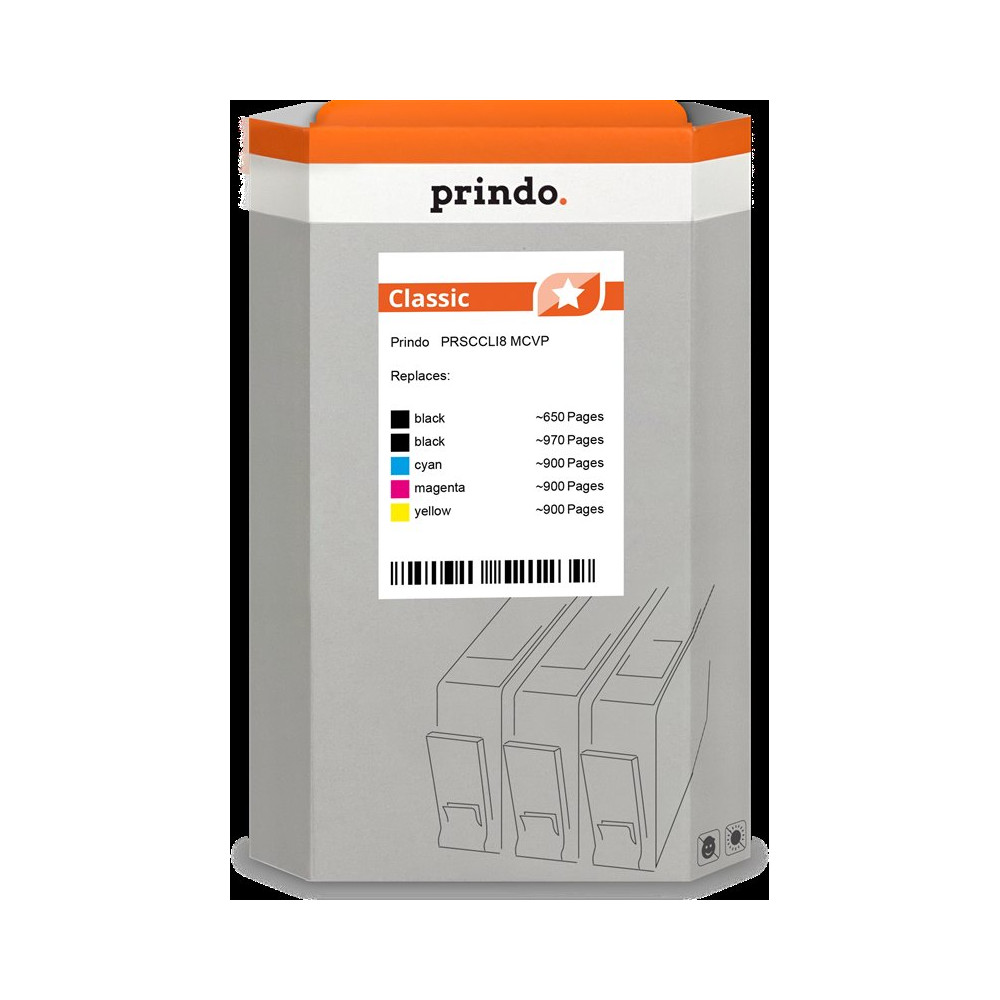 Prindo Classic Multipack nero / ciano / magenta / giallo
