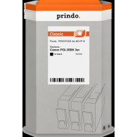 compatibile con Canon PGI-35BK 3er  Prindo Classic Multipack nero