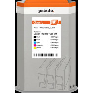 compatibile con Canon PGI-570+CLI-571  Prindo Classic Multipack nero / nero / ciano / magenta / giallo