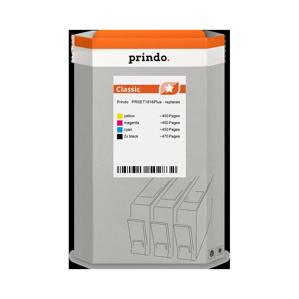 Prindo Classic Multipack nero / ciano / magenta / giallo