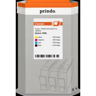 compatibile con Epson 34XL  Prindo Classic XL Multipack nero / ciano / magenta / giallo