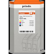 compatibile con Epson 34XL  Prindo Classic XL Multipack nero / ciano / magenta / giallo