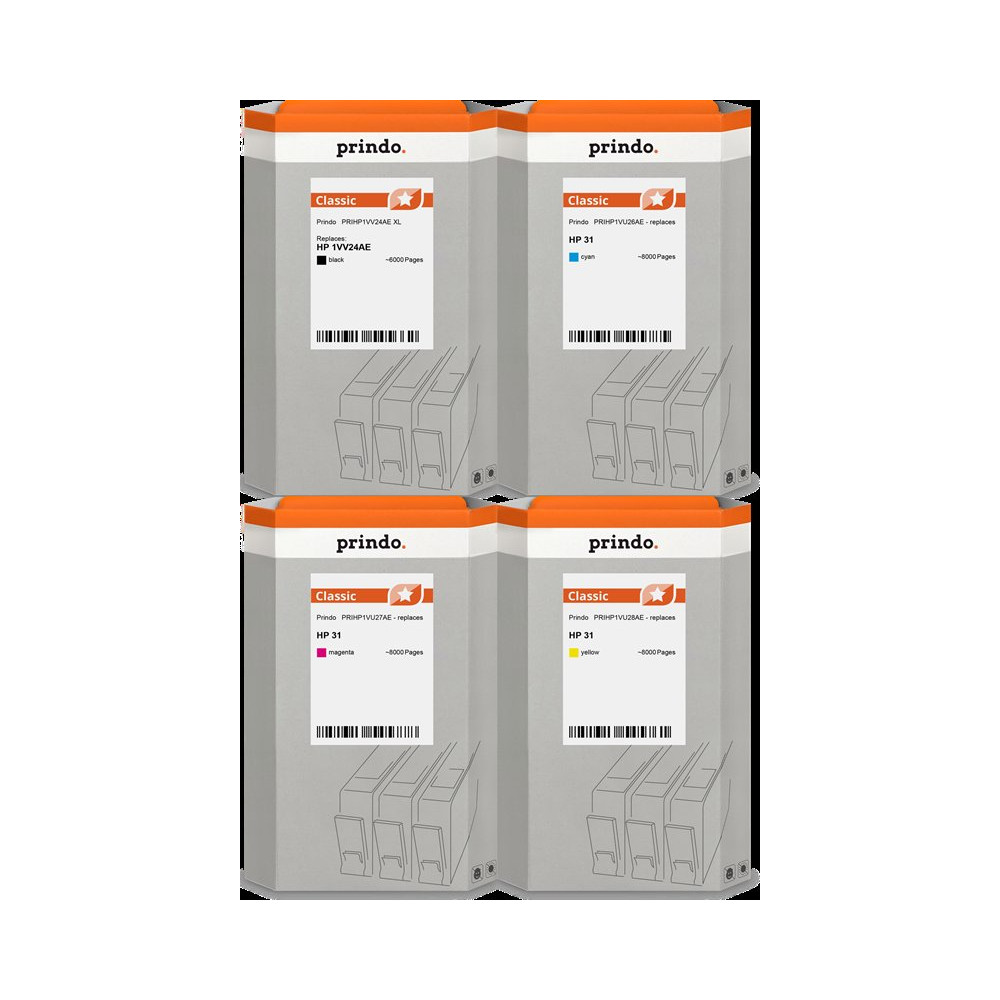 Prindo Classic XL Multipack nero / ciano / magenta / giallo