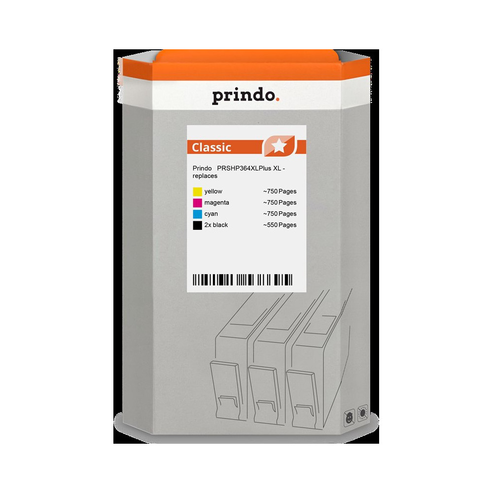 Prindo Classic XL Multipack nero / ciano / magenta / giallo