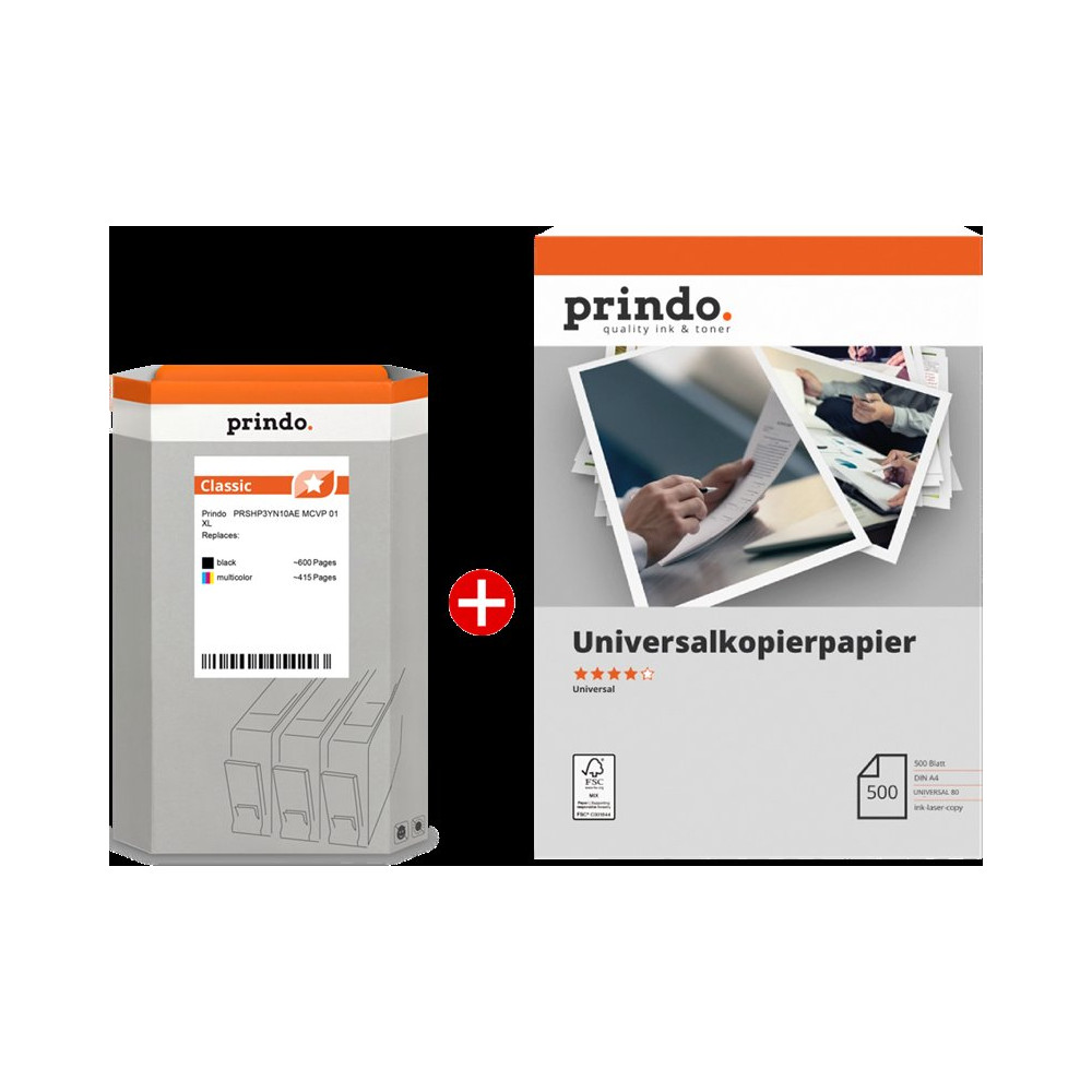 Prindo Classic XL nero / differenti colori Value Pack