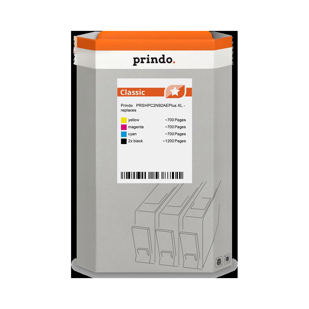 Prindo Classic XL Multipack nero / ciano / magenta / giallo