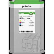 compatibile con HP 932XL+933XL  Prindo Green XL Multipack nero / ciano / magenta / giallo