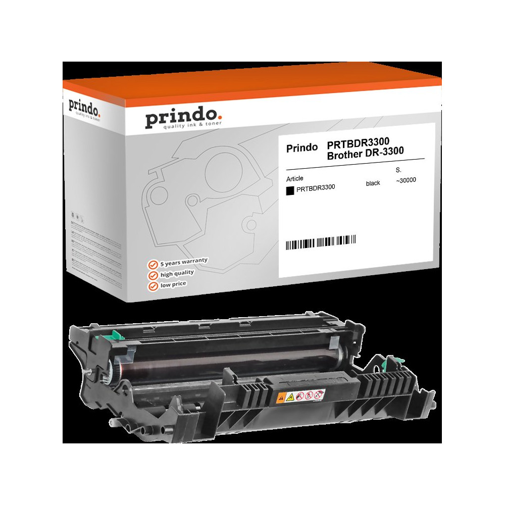 compatibile con Brother DR-3300  Prindo Classic Tamburo nero