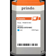 compatibile con Brother BTD180C ciano  Prindo Classic ciano Cartuccia d'inchiostro