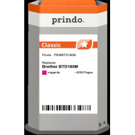 compatibile con Brother BTD180M magenta  Prindo Classic magenta Cartuccia d'inchiostro