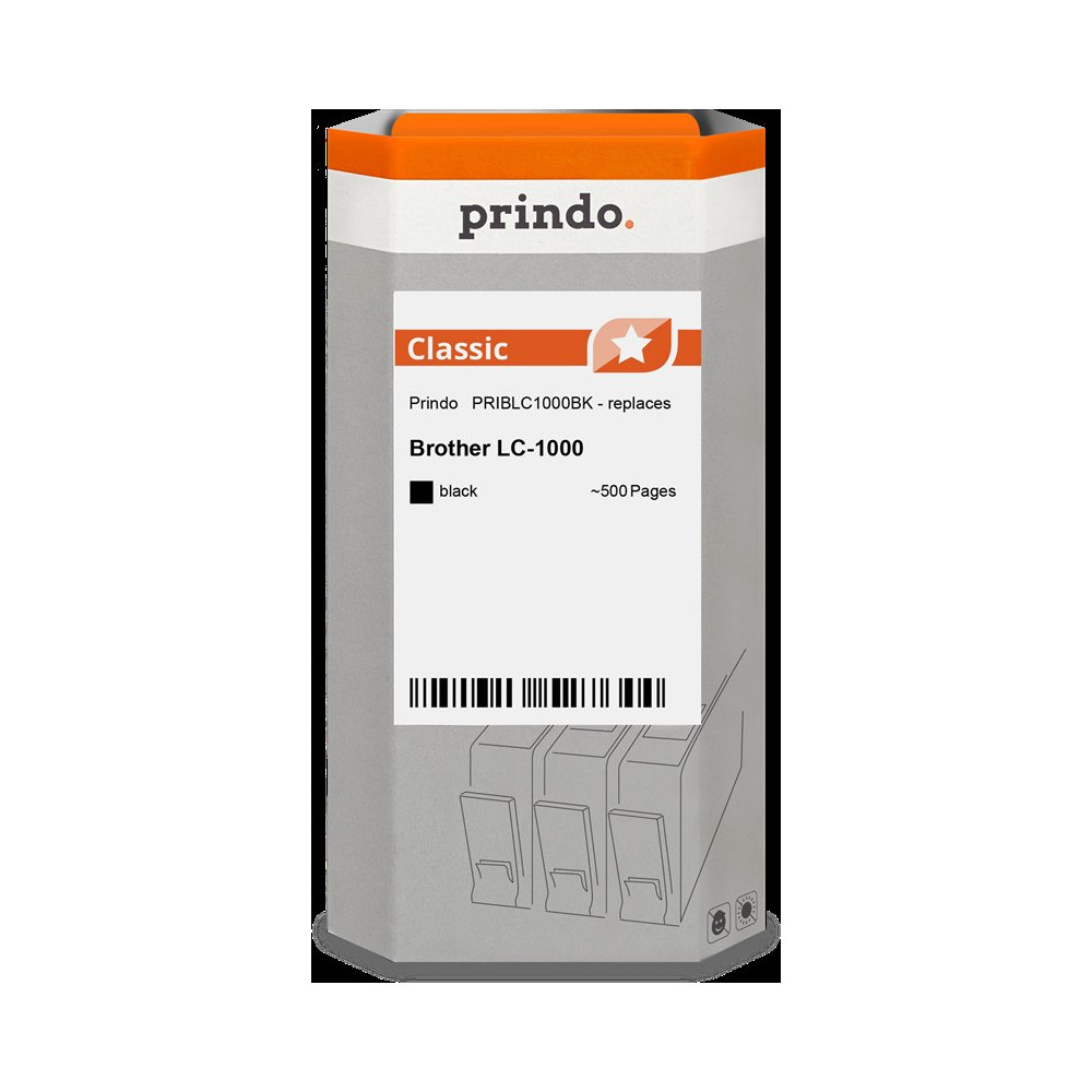 Prindo Classic nero Cartuccia d'inchiostro