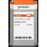 compatibile con Brother LC121Y giallo  Prindo Classic giallo Cartuccia d'inchiostro