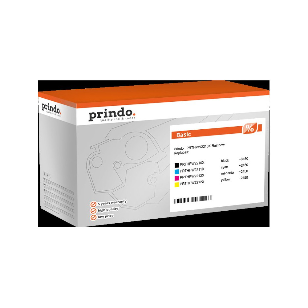 Prindo Basic Multipack nero / ciano / magenta / giallo
