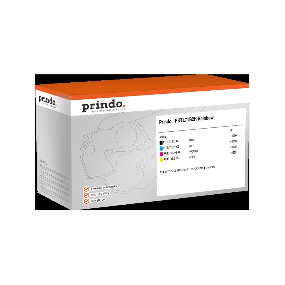 Prindo Classic Multipack nero / ciano / magenta / giallo