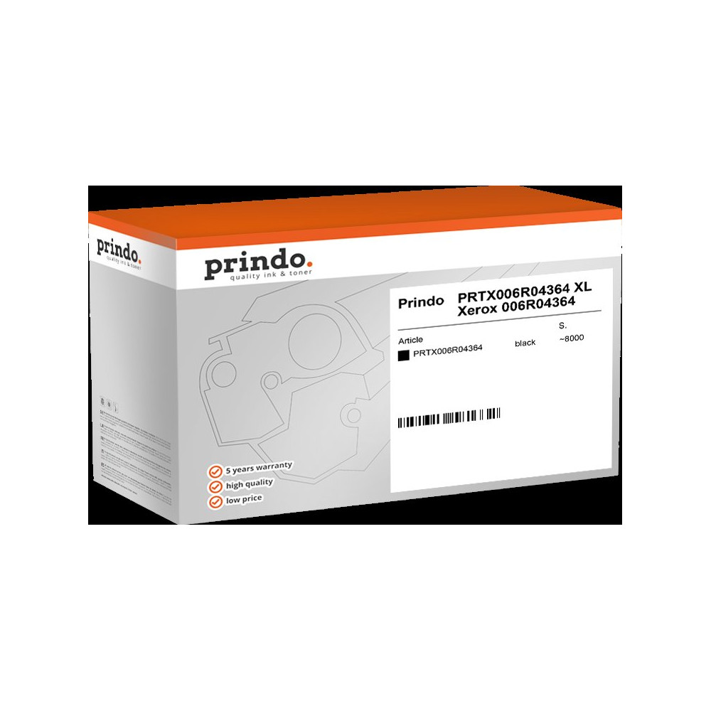 compatibile con Xerox 006R04364  Prindo Classic XL nero toner