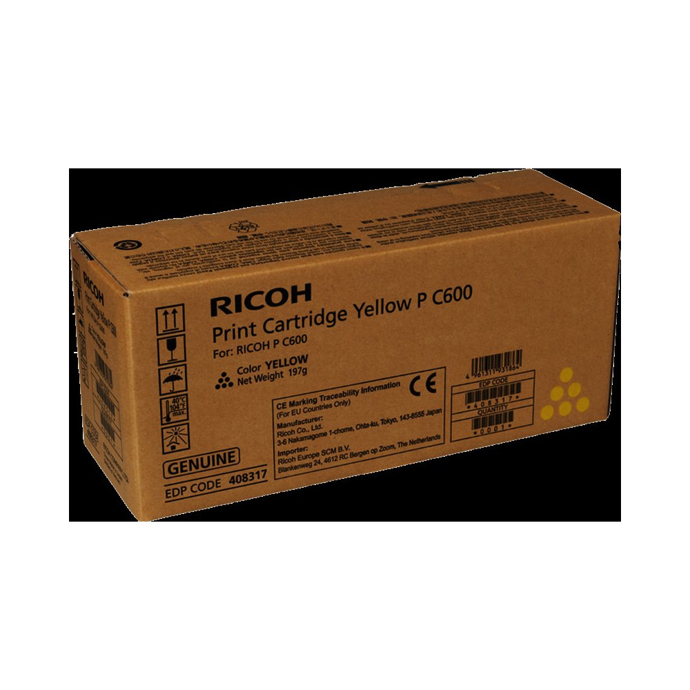 Ricoh P C600Y giallo toner (408317)