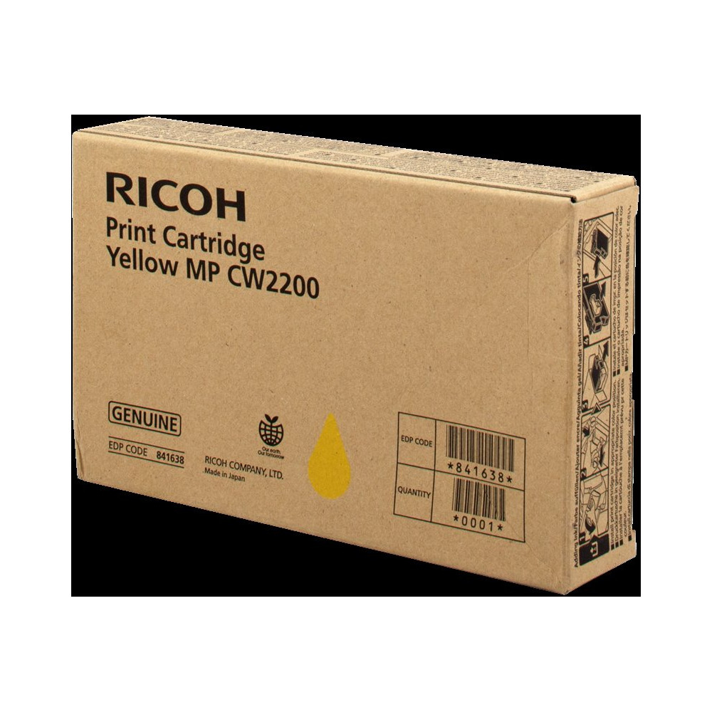 Ricoh MP CW2200Y giallo Cartuccia d'inchiostro (841638)