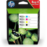 HP 903XL cartuccia d'inchiostro 4 pz Originale Resa elevata (XL) Nero, Ciano, Magenta, Giallo