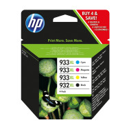 HP 932XL Black/933XL Cyan/Magenta/Yellow 4-pack Original Ink Cartridges cartuccia d'inchiostro 4 pz Originale Resa elevata (XL) 