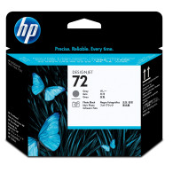 HP Testina di stampa grigio e nero fotografico 72