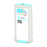 HP Cartuccia inchiostro ciano chiaro 70, 130 ml