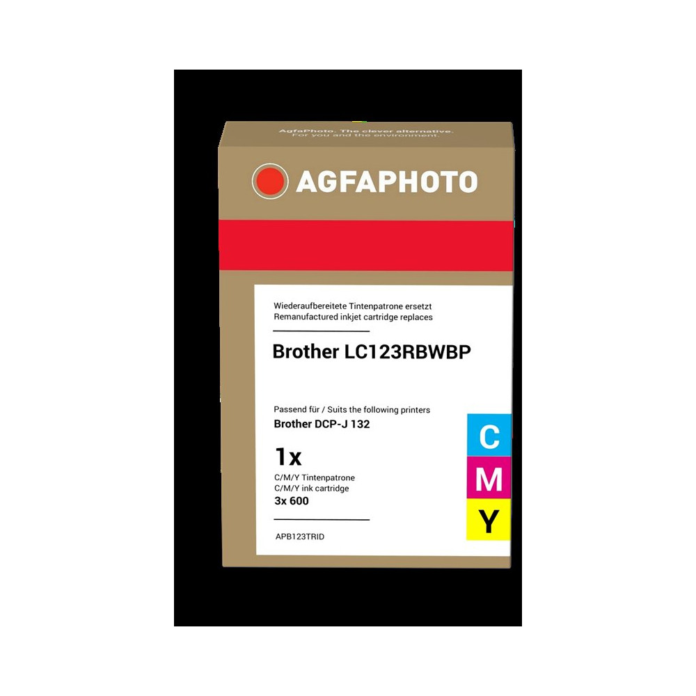 Agfa Photo LC123C,M,Y Multipack ciano / magenta / giallo