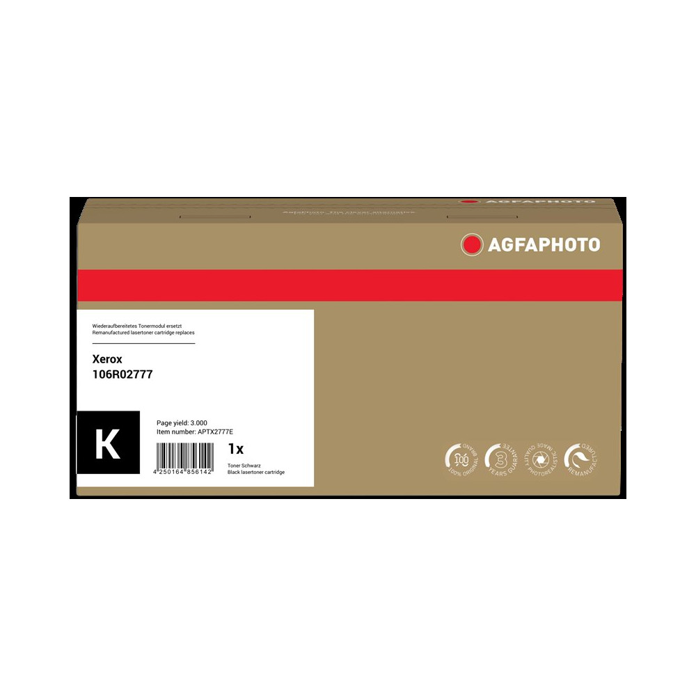 compatibile con Xerox 106R02777  Agfa Photo APTX2777E nero toner
