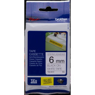 Brother TZe-S211 Nastro Nero su bianco